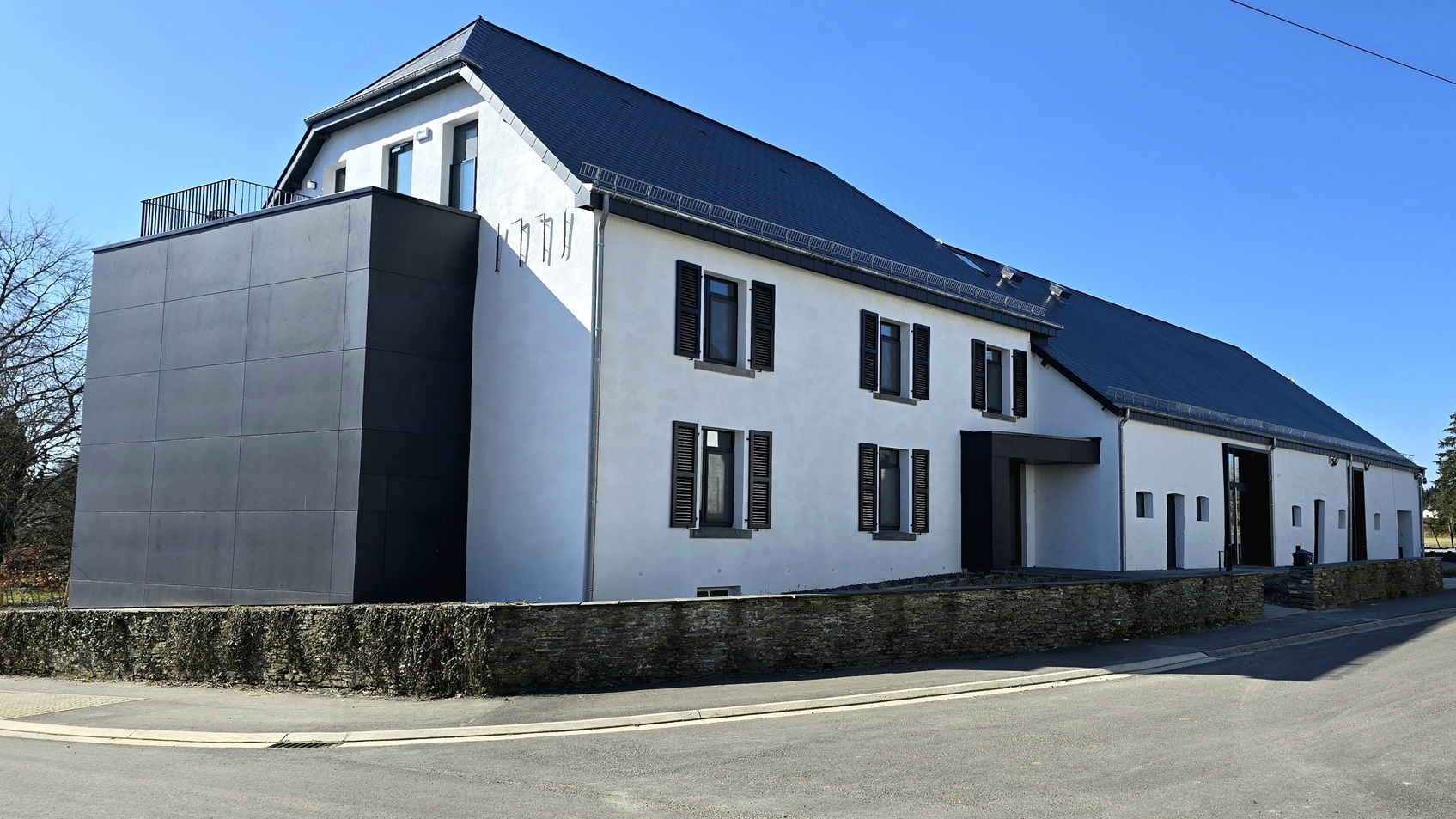 Vue de complexe depuis la rue